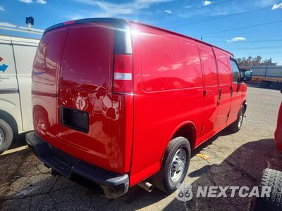 Trzecie zdjęcie samochodu z tyłu: 2020 CHEVROLET EXPRESS G2500 VIN:1GCWGAFP6L1188070 - miniatura
