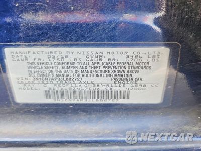Zdjęcie 12 z 12 samochodu: 2018 NISSAN VERSA SV VIN:3N1CN7AP3JL882727 - miniatura