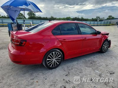 Trzecie zdjęcie samochodu z tyłu: 2016 VOLKSWAGEN JETTA SPORT VIN:3VWB17AJ4GM304782 - miniatura
