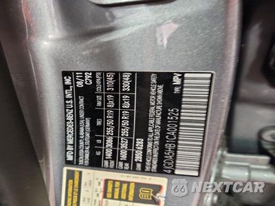 Zdjęcie 13 z 13 samochodu: 2012 MERCEDES-BENZ ML 350 4MATIC VIN:4JGDA5HB1CA001525 - miniatura