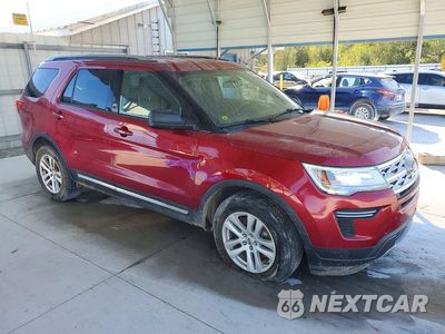 Czwarte zdjęcie samochodu z boku: 2018 FORD EXPLORER XLT VIN:1FM5K8D87JGC39189 - miniatura
