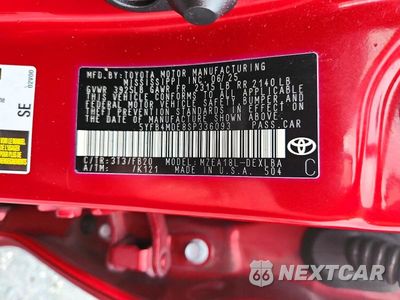 Zdjęcie 12 z 12 samochodu: 2025 TOYOTA COROLLA LE VIN:5YFB4MDE8SP336093 - miniatura