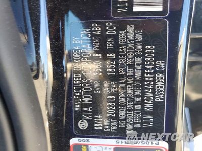 Zdjęcie 12 z 12 samochodu: 2015 KIA RIO LX VIN:KNADM4A3XF6458038 - miniatura