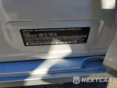 Zdjęcie 12 z 12 samochodu: 2019 BMW 530E VIN:WBAJA9C55KB393947 - miniatura