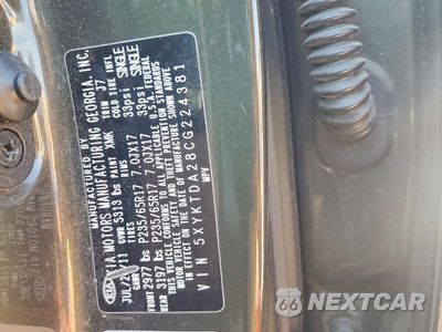 Zdjęcie 13 z 13 samochodu: 2012 KIA SORENTO LX VIN:5XYKTDA28CG224381 - miniatura