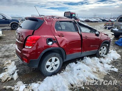 Trzecie zdjęcie samochodu z tyłu: 2022 CHEVROLET TRAX 1LT VIN:KL7CJPSM8NB531653 - miniatura