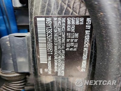 Zdjęcie 13 z 13 samochodu: 2017 BMW I3 REX VIN:WBY1Z8C50HV889511 - miniatura
