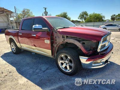 Czwarte zdjęcie samochodu z boku: 2012 DODGE RAM 1500 LONGHORN VIN:1C6RD6PT8CS208125 - miniatura