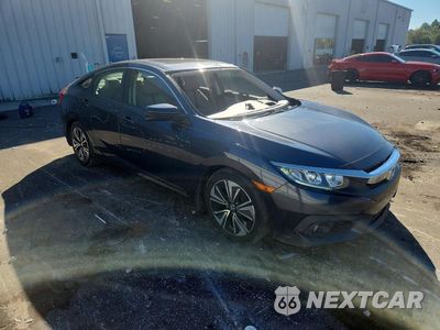 Czwarte zdjęcie samochodu z boku: 2018 HONDA CIVIC EX VIN:JHMFC1F41JX007130 - miniatura