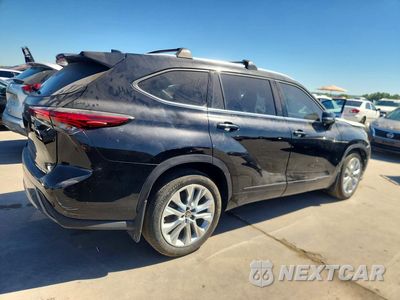 Trzecie zdjęcie samochodu z tyłu: 2023 TOYOTA HIGHLANDER LIMITED VIN:5TDKDRBH9PS012742 - miniatura