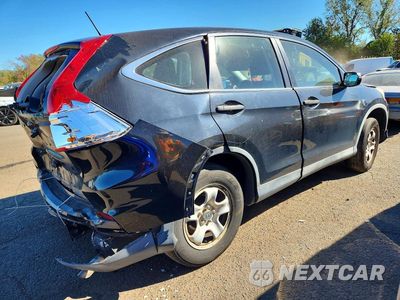Trzecie zdjęcie samochodu z tyłu: 2015 HONDA CR-V LX VIN:5J6RM4H30FL095176 - miniatura
