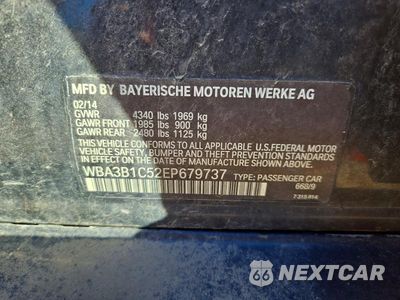 Zdjęcie 12 z 12 samochodu: 2014 BMW 320 I VIN:WBA3B1C52EP679737 - miniatura
