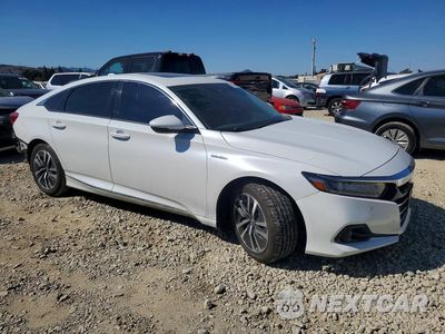 Czwarte zdjęcie samochodu z boku: 2021 HONDA ACCORD HYBRID EXL VIN:1HGCV3F50MA011455 - miniatura