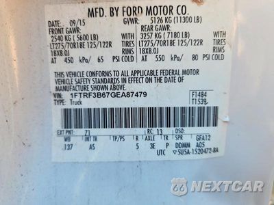 Zdjęcie 13 z 13 samochodu: 2016 FORD F350 SUPER DUTY VIN:1FTRF3B67GEA87479 - miniatura