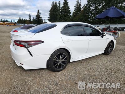 Trzecie zdjęcie samochodu z tyłu: 2021 TOYOTA CAMRY SE VIN:4T1S31AK1MU555085 - miniatura
