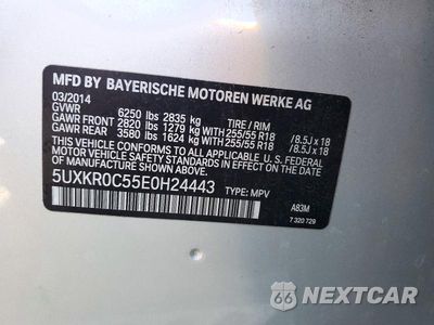 Zdjęcie 13 z 13 samochodu: 2014 BMW X5 XDRIVE35I VIN:5UXKR0C55E0H24443 - miniatura