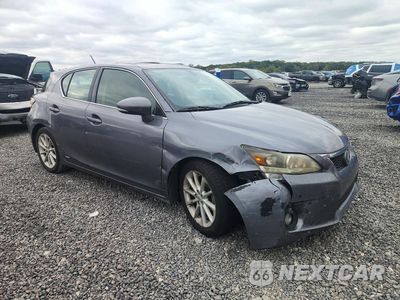Czwarte zdjęcie samochodu z boku: 2013 LEXUS CT 200 VIN:JTHKD5BH7D2163749 - miniatura
