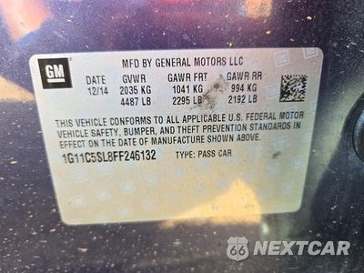 Zdjęcie 13 z 13 samochodu: 2015 CHEVROLET MALIBU VIN:1G11C5SL8FF246132 - miniatura