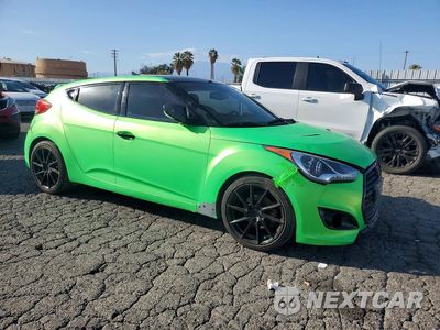 Czwarte zdjęcie samochodu z boku: 2015 HYUNDAI VELOSTER TURBO VIN:KMHTC6AE0FU221712 - miniatura