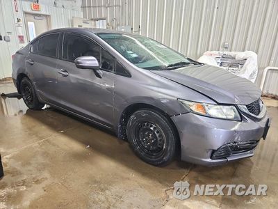 Czwarte zdjęcie samochodu z boku: 2015 HONDA CIVIC LX VIN:19XFB2F54FE060513 - miniatura