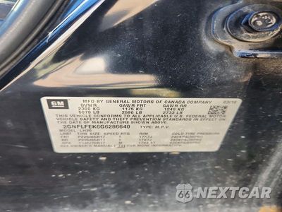 Zdjęcie 13 z 13 samochodu: 2016 CHEVROLET EQUINOX LT VIN:2GNFLFEK6G6286640 - miniatura