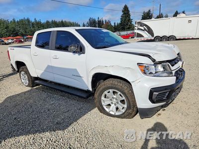 Czwarte zdjęcie samochodu z boku: 2021 CHEVROLET COLORADO LT VIN:1GCGTCEN1M1266901 - miniatura