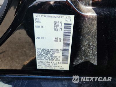 Zdjęcie 12 z 12 samochodu: 2019 NISSAN ALTIMA SR VIN:1N4BL4CV9KN321318 - miniatura