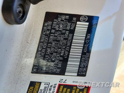 Zdjęcie 12 z 12 samochodu: 2010 TOYOTA CAMRY LE VIN:4T4BF3EK1AR028680 - miniatura
