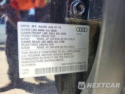 Zdjęcie 13 z 13 samochodu: 2018 AUDI Q7 PRESTIGE VIN:WA1VAAF74JD054175 - miniatura