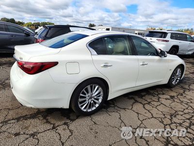Trzecie zdjęcie samochodu z tyłu: 2019 INFINITI Q50 3.0T LUXE VIN:JN1EV7AR5KM555232 - miniatura