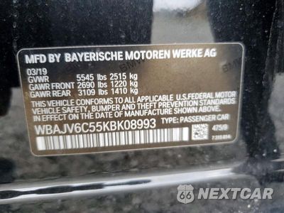 Zdjęcie 13 z 13 samochodu: 2019 BMW 640 XIGT VIN:WBAJV6C55KBK08993 - miniatura