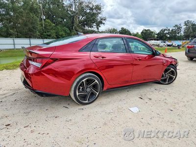 Trzecie zdjęcie samochodu z tyłu: 2023 HYUNDAI ELANTRA N LINE VIN:KMHLR4AF2PU490372 - miniatura