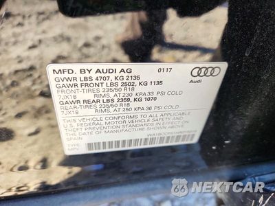 Zdjęcie 12 z 12 samochodu: 2017 AUDI Q3 PREMIUM VIN:WA1BCCFS1HR015019 - miniatura