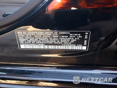 Zdjęcie 12 z 12 samochodu: 2015 VOLKSWAGEN PASSAT S VIN:1VWAS7A32FC106082 - miniatura