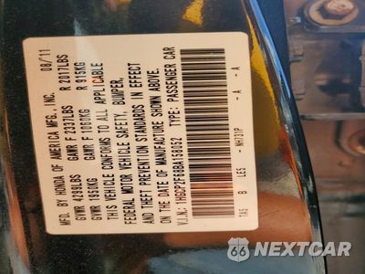 Zdjęcie 12 z 12 samochodu: 2011 HONDA ACCORD SE VIN:1HGCP2F68BA158052 - miniatura