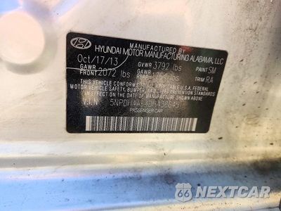 Zdjęcie 12 z 12 samochodu: 2013 HYUNDAI ELANTRA GLS VIN:5NPDH4AE4DH436645 - miniatura