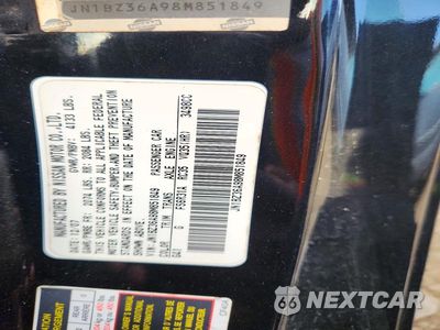 Zdjęcie 12 z 12 samochodu: 2008 NISSAN 350Z ENTHUSIAST VIN:JN1BZ36A98M851849 - miniatura