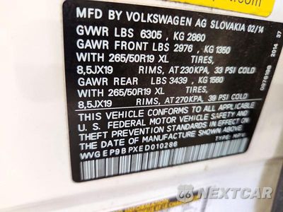Zdjęcie 12 z 12 samochodu: 2014 VOLKSWAGEN TOUAREG V6 TDI VIN:WVGEP9BPXED010286 - miniatura