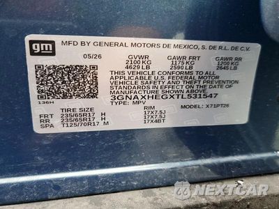 Zdjęcie 13 z 13 samochodu: 2026 CHEVROLET EQUINOX LT VIN:3GNAXHEGXTL531547 - miniatura