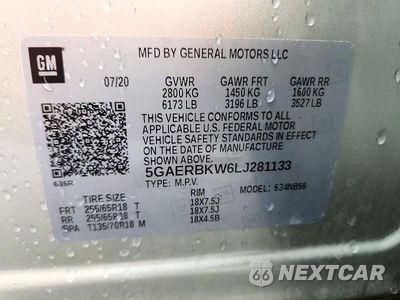 Zdjęcie 13 z 13 samochodu: 2020 BUICK ENCLAVE ESSENCE VIN:5GAERBKW6LJ281133 - miniatura