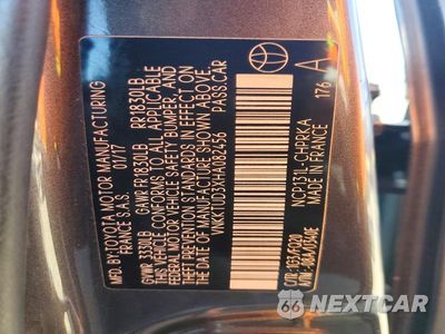 Zdjęcie 12 z 12 samochodu: 2017 TOYOTA YARIS 5-DOOR L FLEET VIN:VNKKTUD3XHA082456 - miniatura