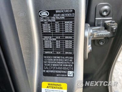 Zdjęcie 13 z 13 samochodu: 2021 LAND ROVER DISCOVERY SPORT SE VIN:SALCP2FX4MH884274 - miniatura