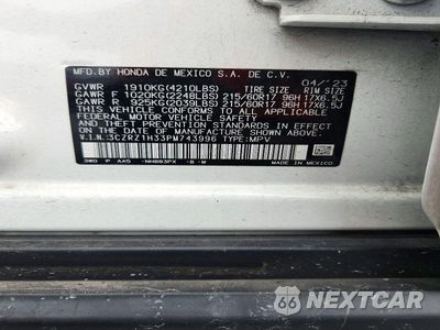 Zdjęcie 13 z 13 samochodu: 2023 HONDA HR-V LX VIN:3CZRZ1H33PM743996 - miniatura