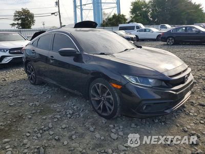 Czwarte zdjęcie samochodu z boku: 2019 HONDA CIVIC SPORT VIN:2HGFC2F88KH532199 - miniatura
