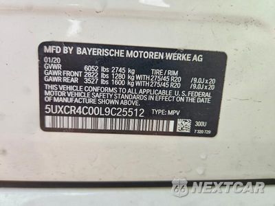 Zdjęcie 13 z 13 samochodu: 2020 BMW X5 SDRIVE 40I VIN:5UXCR4C00L9C25512 - miniatura