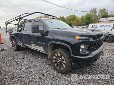 Czwarte zdjęcie samochodu z boku: 2021 CHEVROLET SILVERADO K2500 CUSTOM VIN:1GC4YME79MF123838 - miniatura