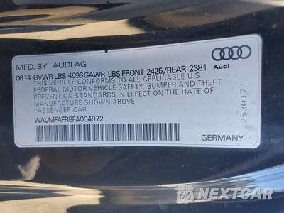Zdjęcie 12 z 12 samochodu: 2015 AUDI A5 PREMIUM PLUS VIN:WAUMFAFR8FA004972 - miniatura