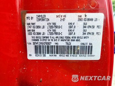 Zdjęcie 12 z 12 samochodu: 1997 DODGE RAM 1500 VIN:3B7HF13Y6VG783627 - miniatura