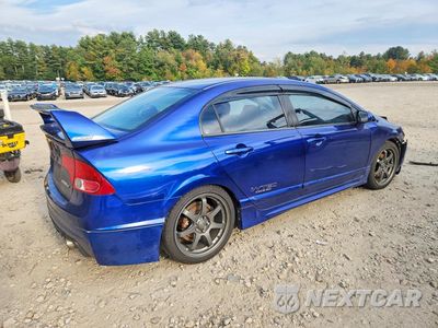 Trzecie zdjęcie samochodu z tyłu: 2008 HONDA CIVIC SI VIN:2HGFA55528H701303 - miniatura