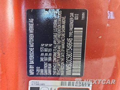 Zdjęcie 12 z 12 samochodu: 2013 MINI COOPER VIN:WMWSU3C58DT549646 - miniatura